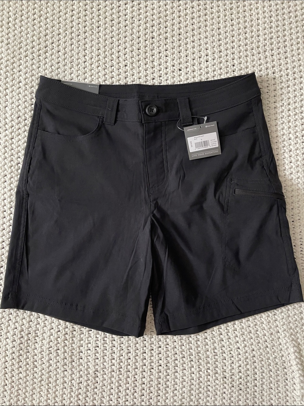 Eddie Bauer Women's Navy Flat-Front Shorts